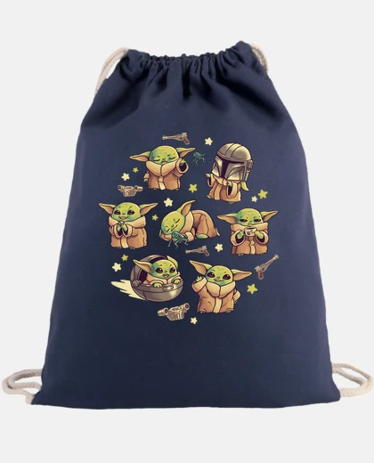 Bag baby yoda mandalorian cute child kawaii