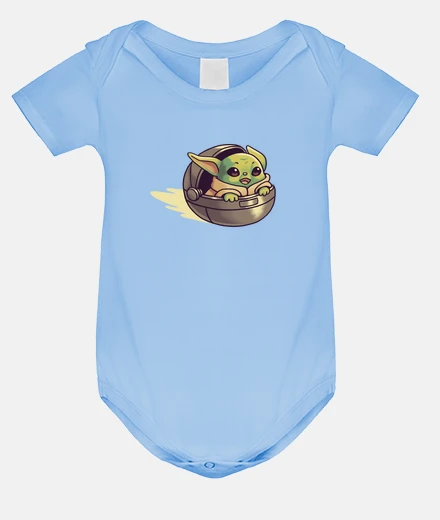 Children's baby yoda mandalorian flying