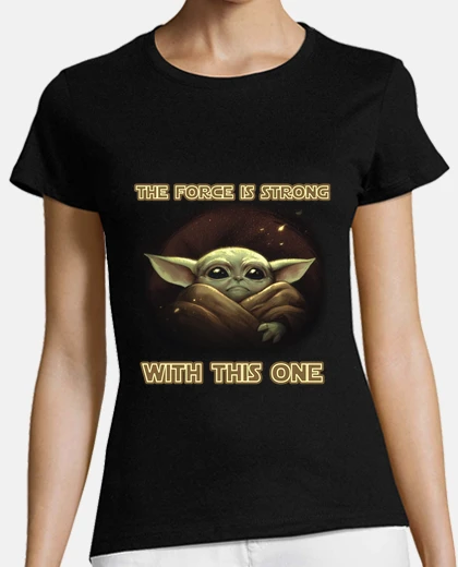 Camiseta Baby Yoda Mandalorian Star Wars chica