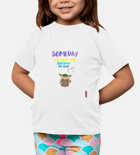 Kids baby yoda unicorn