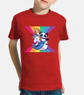 baby animals s with rainbow