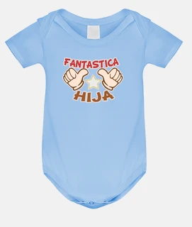 Baby bodysuit, sky blue
