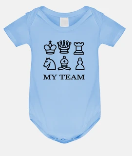 Baby bodysuit, sky blue