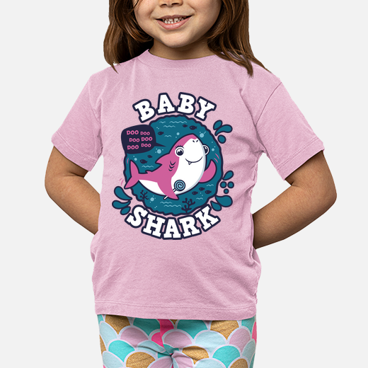 baby shark chica trazo
