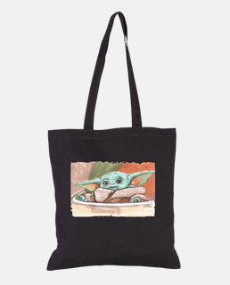 Baby Yoda-Los Angeles Dodgers Canvas Tote Bag-Book Bag-Grocery Bag