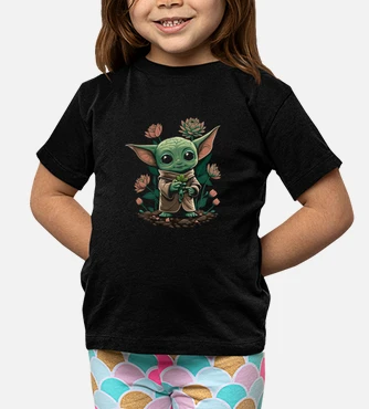 Camiseta yoda flores new arrivals