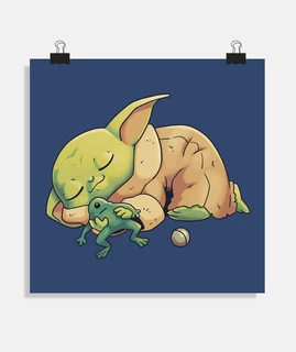 baby yoda man dalorian paresseux sieste