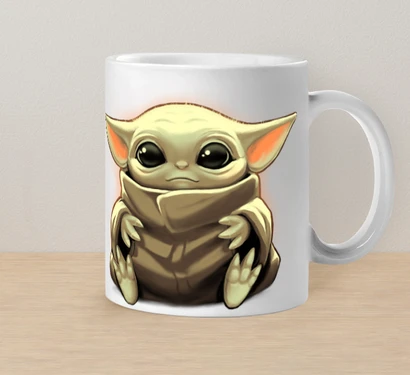 Taza Star Wars Baby Yoda Mandalorian