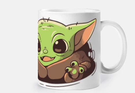 baby yoda mandalorian strong cuteness