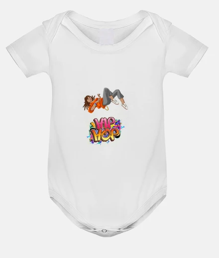 Kids babygros hip hop dance, onesie rap dance