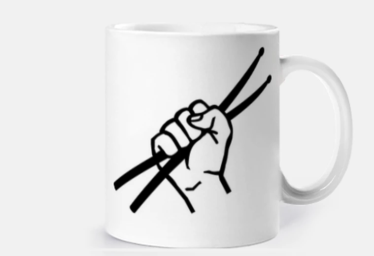 Tazza bacchette del batterista