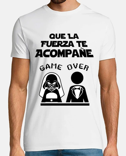 T-shirt bachelor light background dark side (friends)