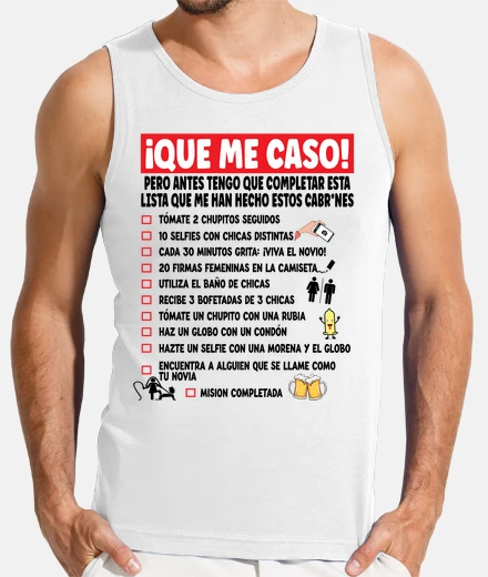 T-shirt bachelor party costume list