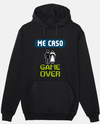 Hoodie bachelor party shirt game over