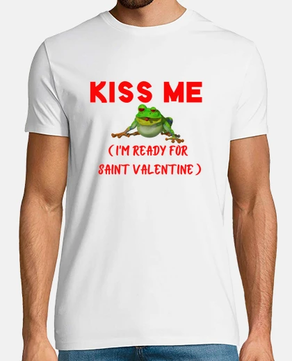 T-shirt baciami sono pronta