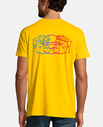 T-shirt bacio a tre
