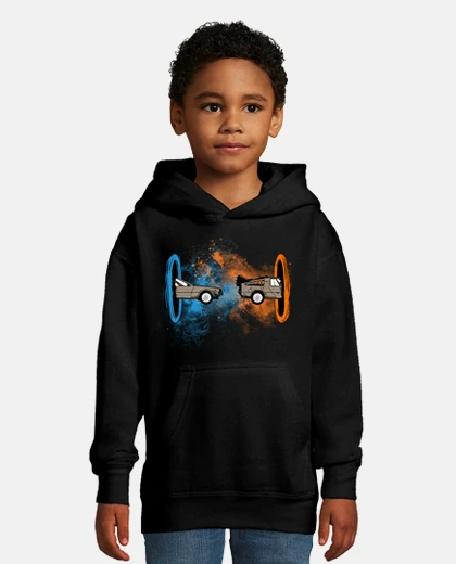 Kids back to the delorean