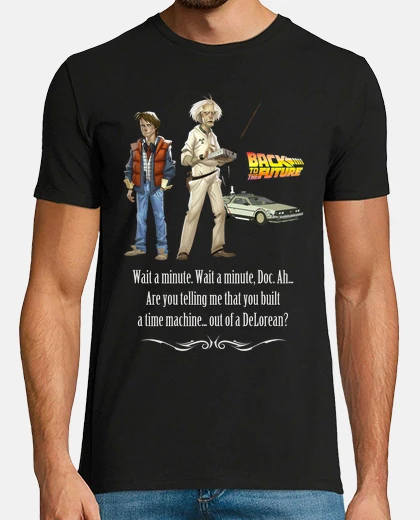 Tee-shirt Back to the Future - Out of a DeLorean?