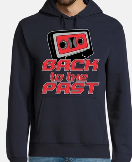 back al past - felpa con cappuccio