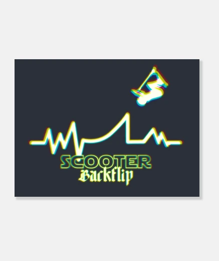 Wall backflip scooter - heartbeat freestyle 