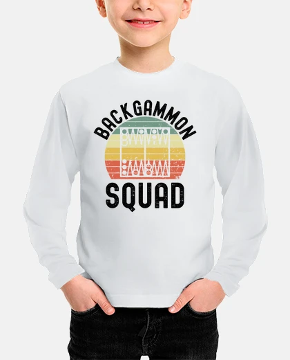 Kids Backgammon Squad Funny Backgammon playe