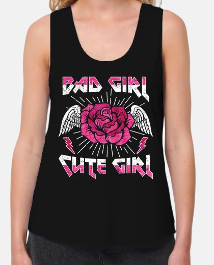 Camiseta Bad Girl. Cute Girl