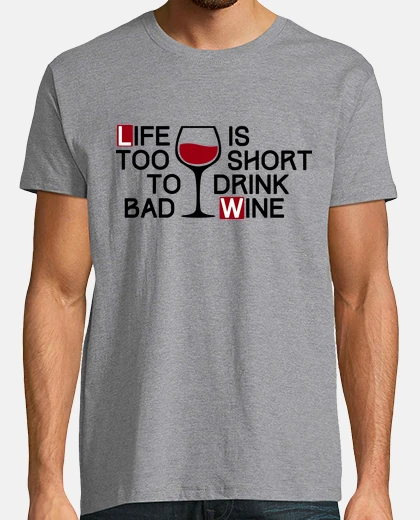 T-shirt Bad wine