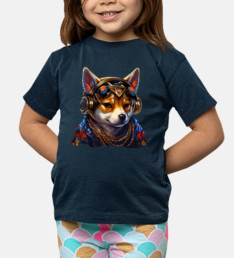 Kids badass corgi