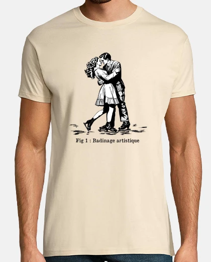 Tee-shirt BADINAGE ARTISTIQUE amour patinage