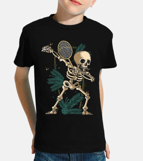 Ropa bádminton dabbing esqueleto halloween