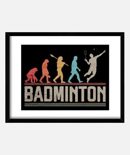 Framed badminton evolution shuttlecock