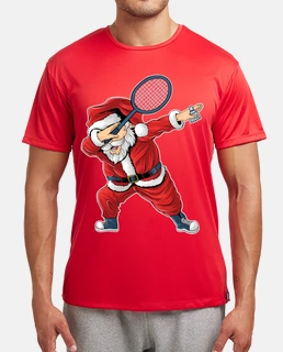 Badminton Natale Dabbing Santa Claus