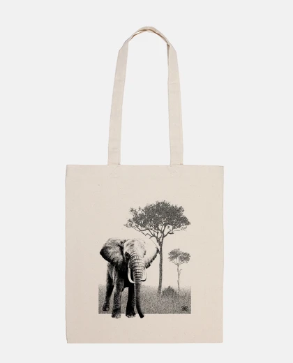 Bag Bag elephant in africa