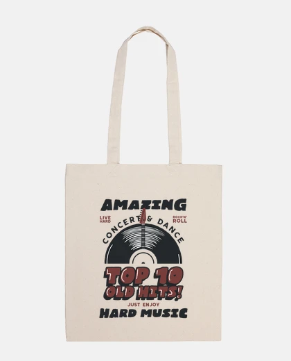 Bag bag rock retro vintage music rocker