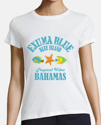 Playera bahamas exuma azul