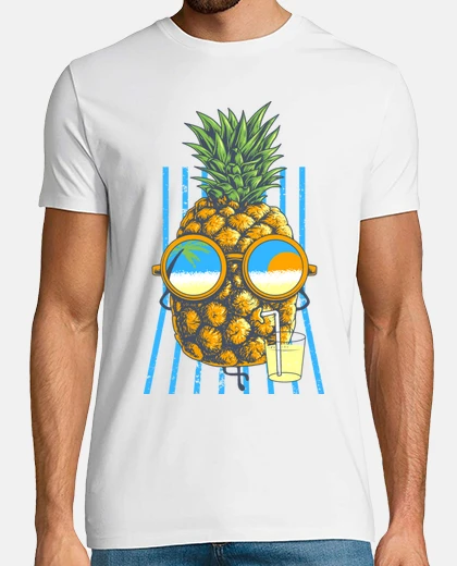 Tee-shirt bain de soleil ananas