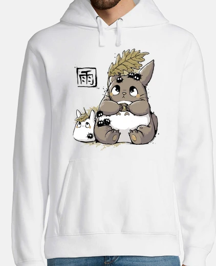 Sudadera bajo la lluvia