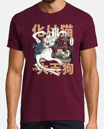 T-shirt Bakeneko - aka