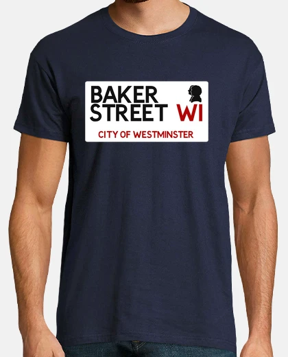 T-shirt baker street, sherlock holmes - serie tv