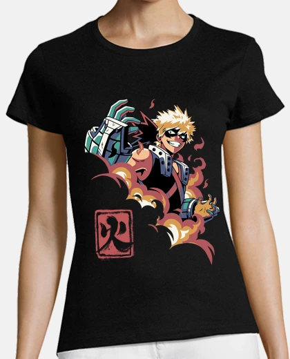 T-shirt bakugou il mio hero accademico