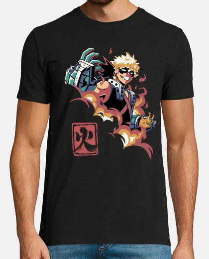 Tee-shirt bakugou mon université de héros