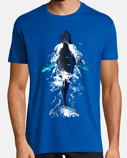Tee-shirt Baleine à bosse dans océan