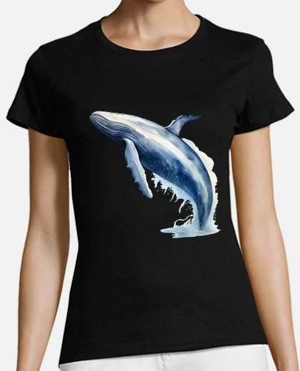 Tee-shirt baleine bleue 