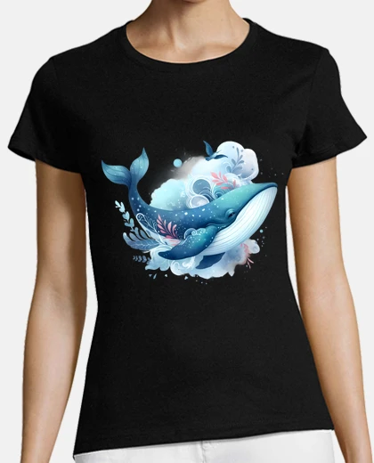Tee-shirt baleine mouette