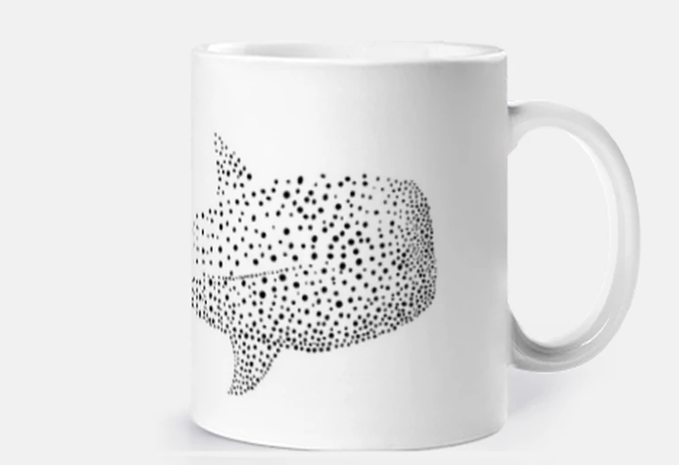Tazza ball squalo ena