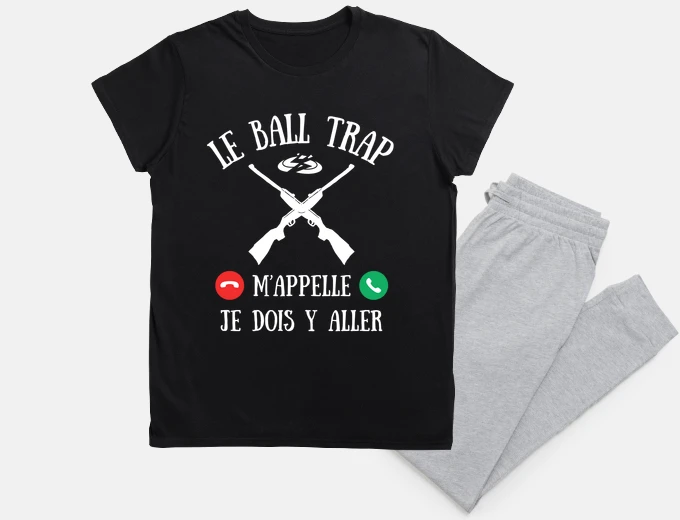 Pyjama Ball Trap M Appelle Homme Humour