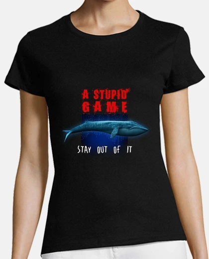 Playera ballena azul - un juego estúpido
