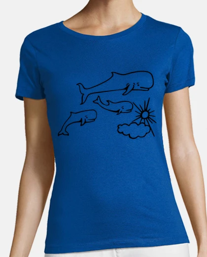 Camiseta BALLENAS TATUAJE ROBE