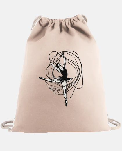 Bag Ballerina, One Line Drawing