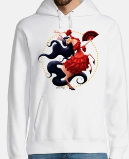 ballerina di flamenco - con cappuccio uomo
